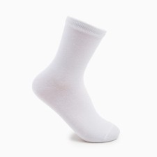 Women's socks, white color, size 23-25