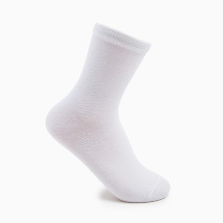 Women's socks, white color, size 23-25