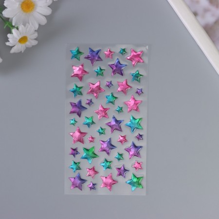 Stickers for creativity plastic "Gradient. Star" 22x9.5 cm-1