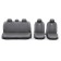 AutoProfi R-1 Sport Plus R-902P D.GY CASHEL-MAKE, closed seat, polyester, 9 objects, dark gray color