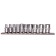Set of end heads Stels 13602, 1/4 ", hexagonal, CRV, 4-13 mm, 10 pcs.