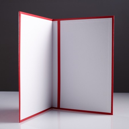 Address folder "vignette" boumvinyl, soft, red, a4-1