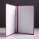 Address folder "vignette" boumvinyl, soft, red, a4