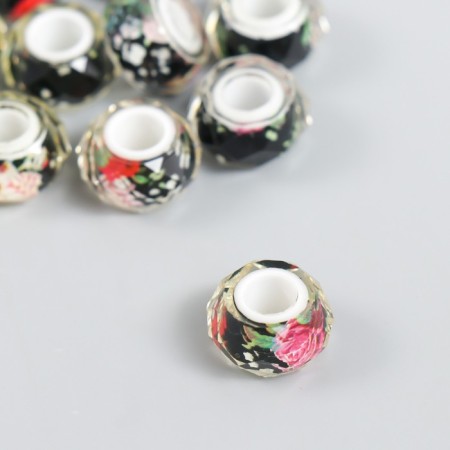 Busina for creativity plastic "Lill - Roses" 1.3x1.3x0.8 cm