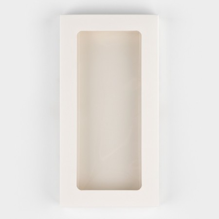 Box for chocolate "White", with a window, 16.4 x 8.4 x 1.7 cm-1