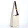Women's bag on the Textura screw castle, small size, dairy color