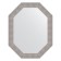 Mirror in the baguette frame, silver minting 90 mm, 76x96 cm