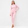 Women's thermal underwear (longshit, leggings) minku color light pink, size 48