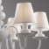 Caustra Freya Fr5756-PL-06-W Eliza, 752x752x1719 mm, E14, 6x40W, white color