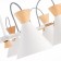 Ceiling EVOLUCE lamp. Sle125102-07. Modica. 7x40 watts, E14, 75x75x45 cm, white, golden color