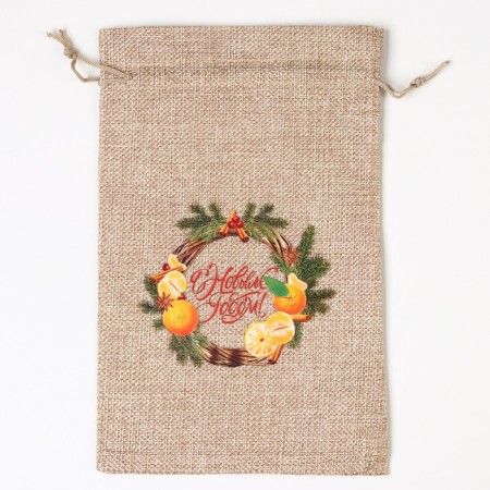 A bag with thermonacle "Eco", 16 x 24 cm +/- 1.5 cm, New Year-1