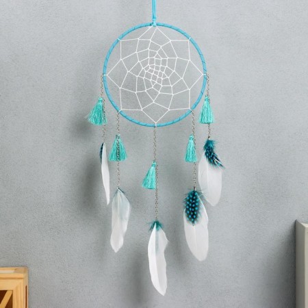 Dreams "Web with brushes, turquoise" 40x15 cm