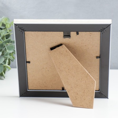 Photo frame plastic "Mira" 15x15 cm beige (plastic screen)-3