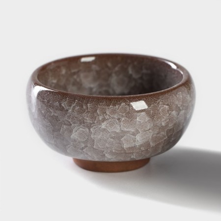 A set for the tea ceremony ceramic "Moonstone", 7 items: 6 PIAL 50 ml, kettle 150 ml-1