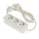 Extension cord UNIVERSAL E-303, 3 sockets, 2 m, PVS 3x1, 16 a, with salary