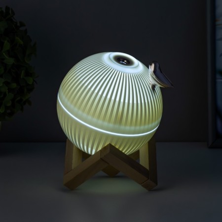 Night with a humidifier ball LED USB AKB White 12x12x11.5 cm Risalux-5