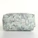 Lightning cosmetic bag, green color