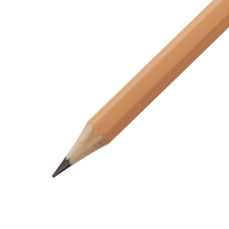 Pencil Black Grain "Designer", 2B, hexagonal, sharpened-6