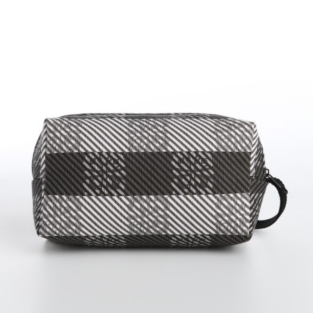 Cosmetic bag with lightning, black color-1