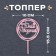 Topper "Happy Birthday", circle, pink color