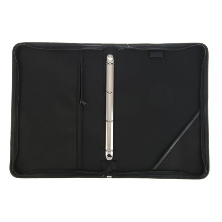 Business, artificial leather, 360 x 260 x 30 mm, with a ring mechanism 4, 6l32 "Light", black-4