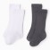 Гольфы детские 2 пары Крошка Я BASIC LINE, 12-14 см, серый/ белый