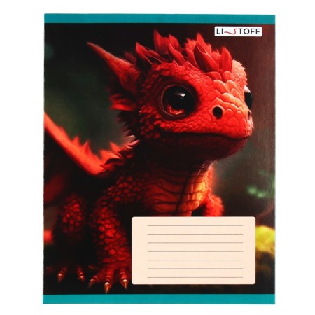 Notebook of 18 sheets in the Dragon line, covered Cardboard, block 60g/m2, mix, 5 types-4
