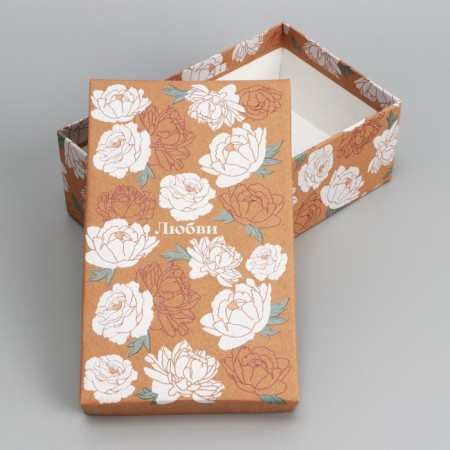Set of boxes 6 in 1, gift packaging, “Flowers”, 12 x 7 x 4 - 22 x 14 x 8.5 cm-6