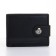 Male purse on a magnet, black color