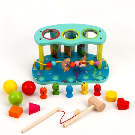 Logic center 3 in 1 hacking + fishing + serpentine "Sea" 16 × 26 × 13.5 cm-2