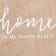 Ethel napkin "Home" d38, jute
