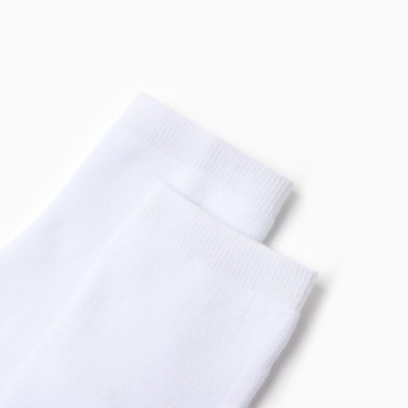 Women's socks A.6C84, white color, rr 23-25-1