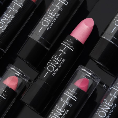 Lipstick jeanmishel 3d effect tone 17 pale pink pearl, 14 g