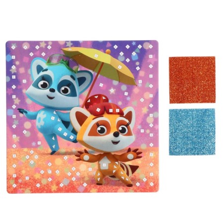Gift set 6 in 1 "raccoon": lotto, domino, memo, 2 puzzles 25 elements, mosaic-7