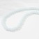 Beads on threads ball No. 8 “Glass”, white color, 98 beads