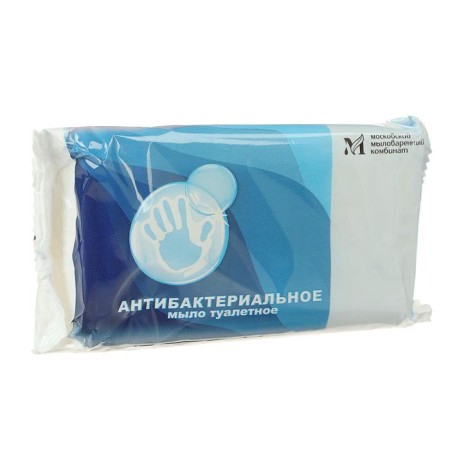 Soap toilet "Antibacterial" in a colored wrapper Floopac Ordinary, 100 g