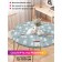 The tablecloth “Snow settlement”, round, oxford, elastic band, size 120x120 cm, diameter 75-100 cm