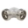 STOUT SFT-0010-000001, 1 ", external/external thread, nickelled brass