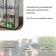 Greenhouse-stellage, 4 shelves, 160 × 65 × 40 cm, metal frame d = 16 mm, spanbond cover 60 g/m²
