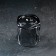 Glass glass Magistro Icebar. Black, 250 ml, gray color