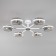 Ceiling lamp in the style of loft Gallo, 60W, E14, 85x85x18.5 cm