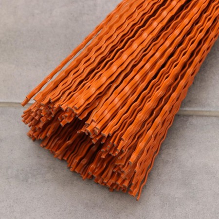 Polypropylene broom "Premium", synthetic, without cuttings, color mix-5