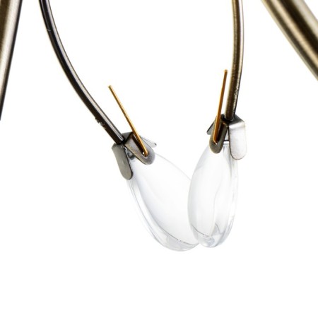Svetogor chandelier "View" 5x60W E27 black-3