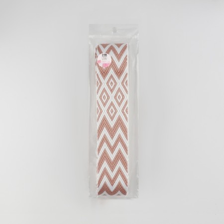 Burnal sling 38mm*3 ± 0.1 m Rombs and zigzag pink/white au-2