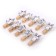 Set for photos and decor "kittens", in a set of clothespins 10 pcs., Rope 100 cm