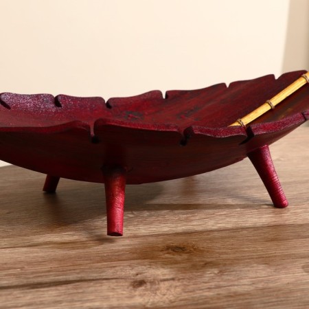Cosmos, rattan 40x20x10 cm dish-3