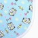 Velcro coconn, height 50-62 cm, culinary, blue color, print mix