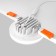 The built-in lamp Technical DL2001-L12W4K, 12W, 9.5x9.5x3.2 cm, LED, 850LM, 4000K, white color