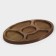 Oval Menzhitsa ADELICA "BOOK", 5 sections, 30 × 20 × 1.8 cm, array of birch