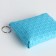 Women's wallet with lightning, blue color